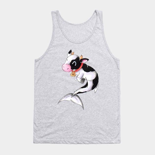 Sea Cow Tank Top by KristenOKeefeArt